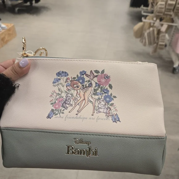 Disney’s Bambi Tri Fold Makeup Bag, Travel, Green, Primark - Picture 5 of 9